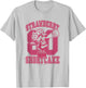 Strawberry Shortcake Eighties Bold Pink Collegiate Cutie Pie T-Shirt - T-Shirt | Ash