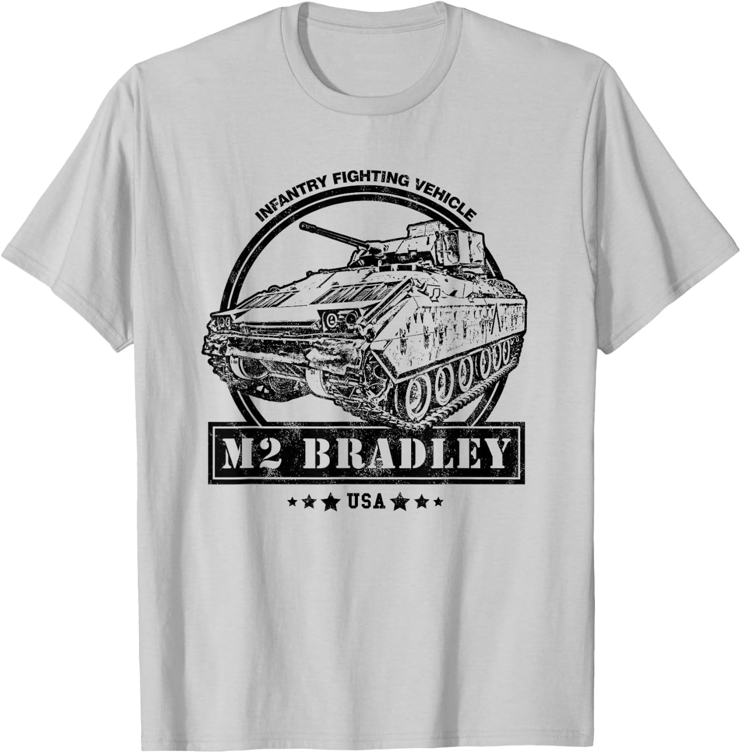 M2 Bradley IFV - Bradley Infantry Fighting Vehicle T-Shirt - T-Shirt | Ash