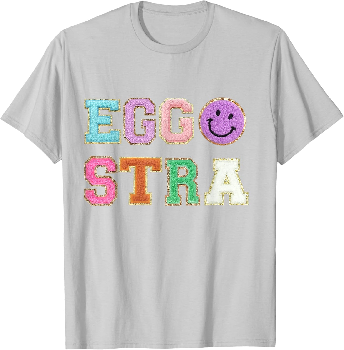 Easter Day Shirts Bunny Eggs Graphic: Eggstra T-Shirt - T-Shirt | Ash