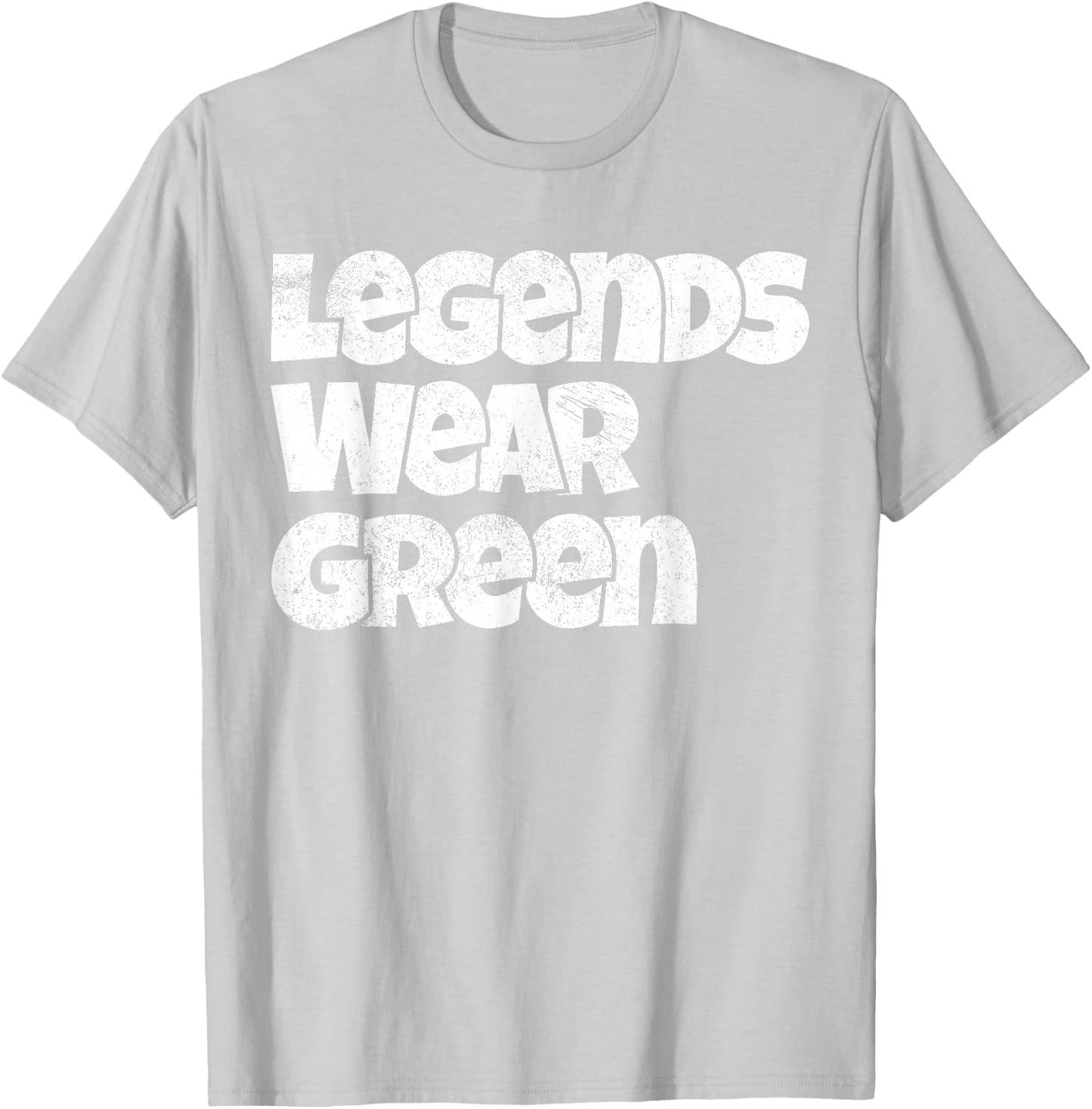Legends Wear Green Spirit Wear Team Game Color War Funny T-Shirt - T-Shirt | Ash