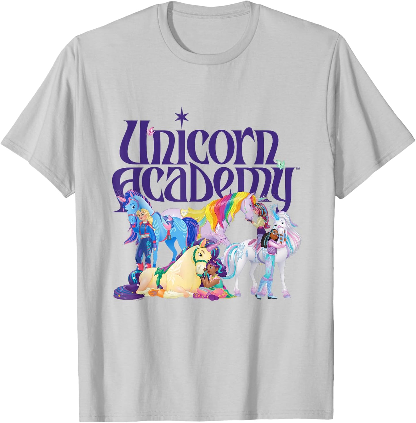 Riders and Unicorns T-Shirt - T-Shirt | Ash
