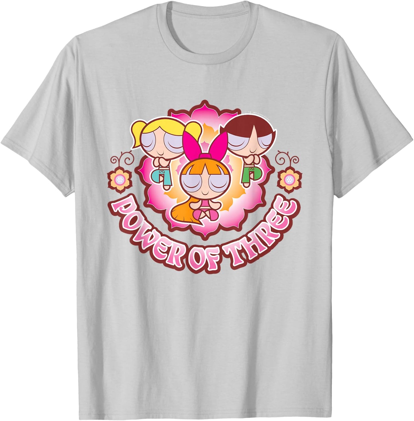 Powerpuff Girls Power of Three Small T-Shirt - T-Shirt | Ash