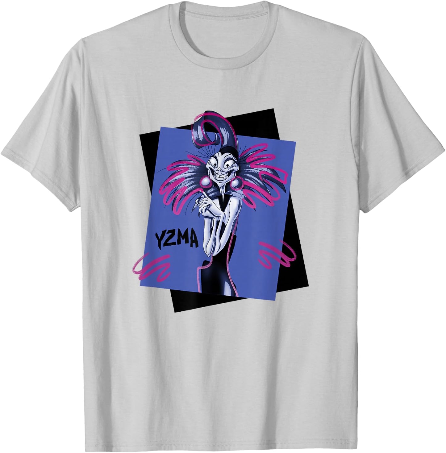 Disney The Emperor's New Groove Yzma Evil Smile Portrait T-Shirt - T-Shirt | Ash