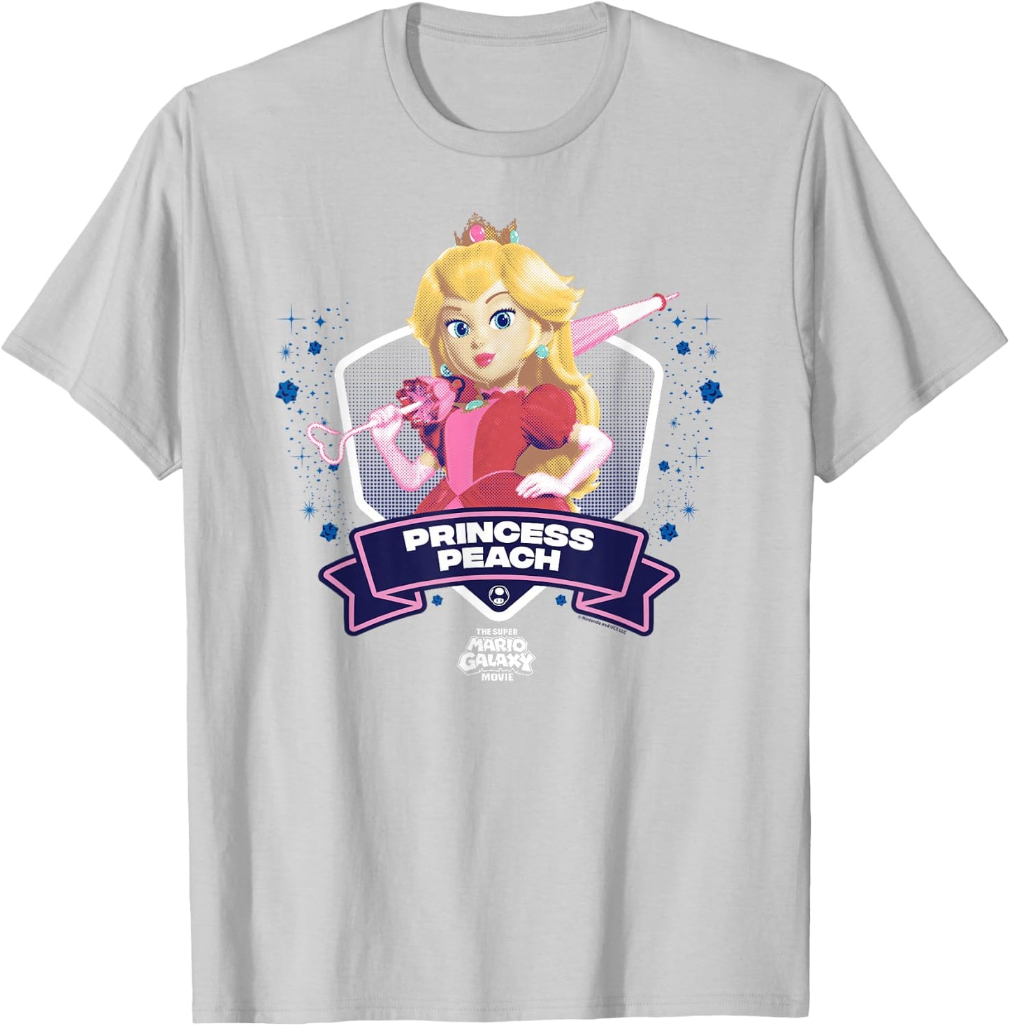 The Super Mario Galaxy Movie Princess Peach Champion T-Shirt - T-Shirt | Ash