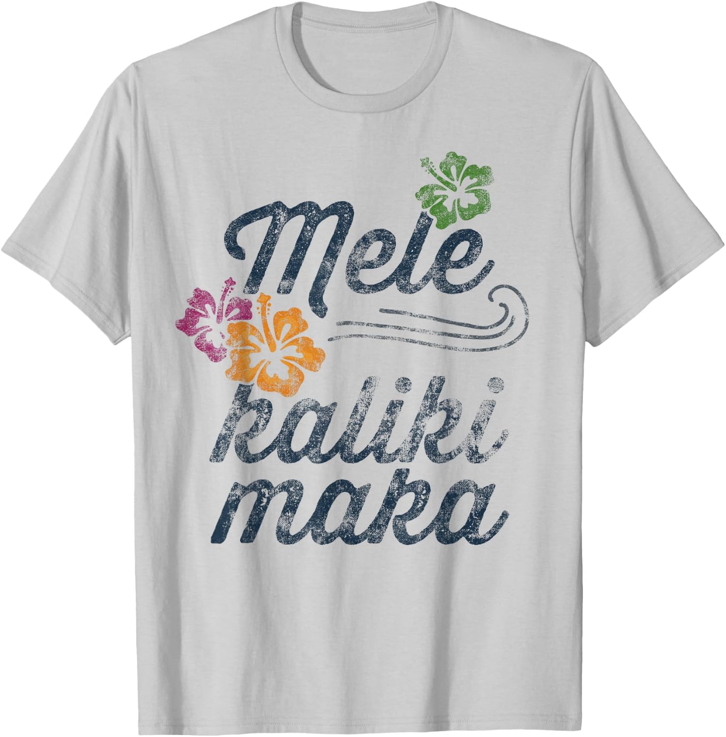 Mele Kalikimaka Christmas Hawaiian Ocean Family T-Shirt - T-Shirt | Ash