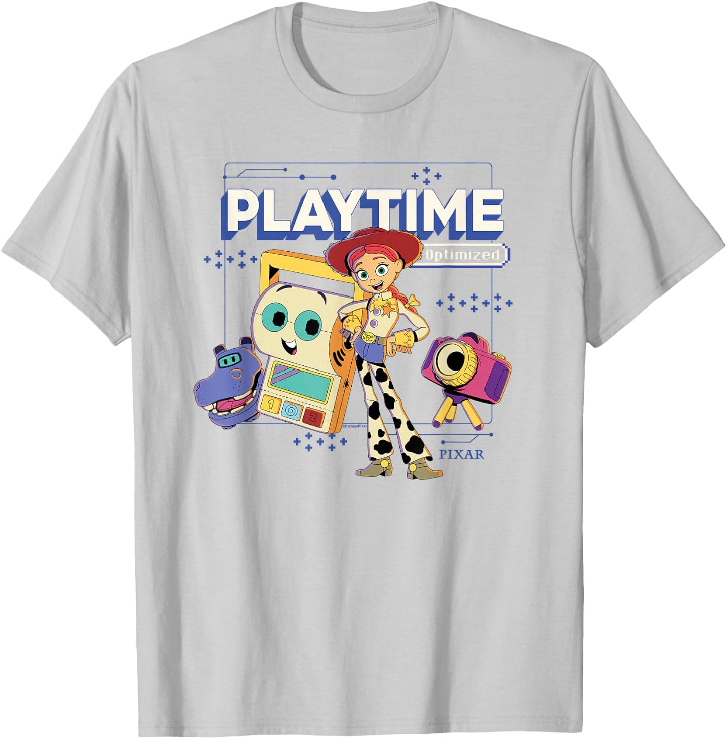 Disney Pixar Toy Story 5 Jessie Playtime Optimized T-Shirt - T-Shirt | Ash