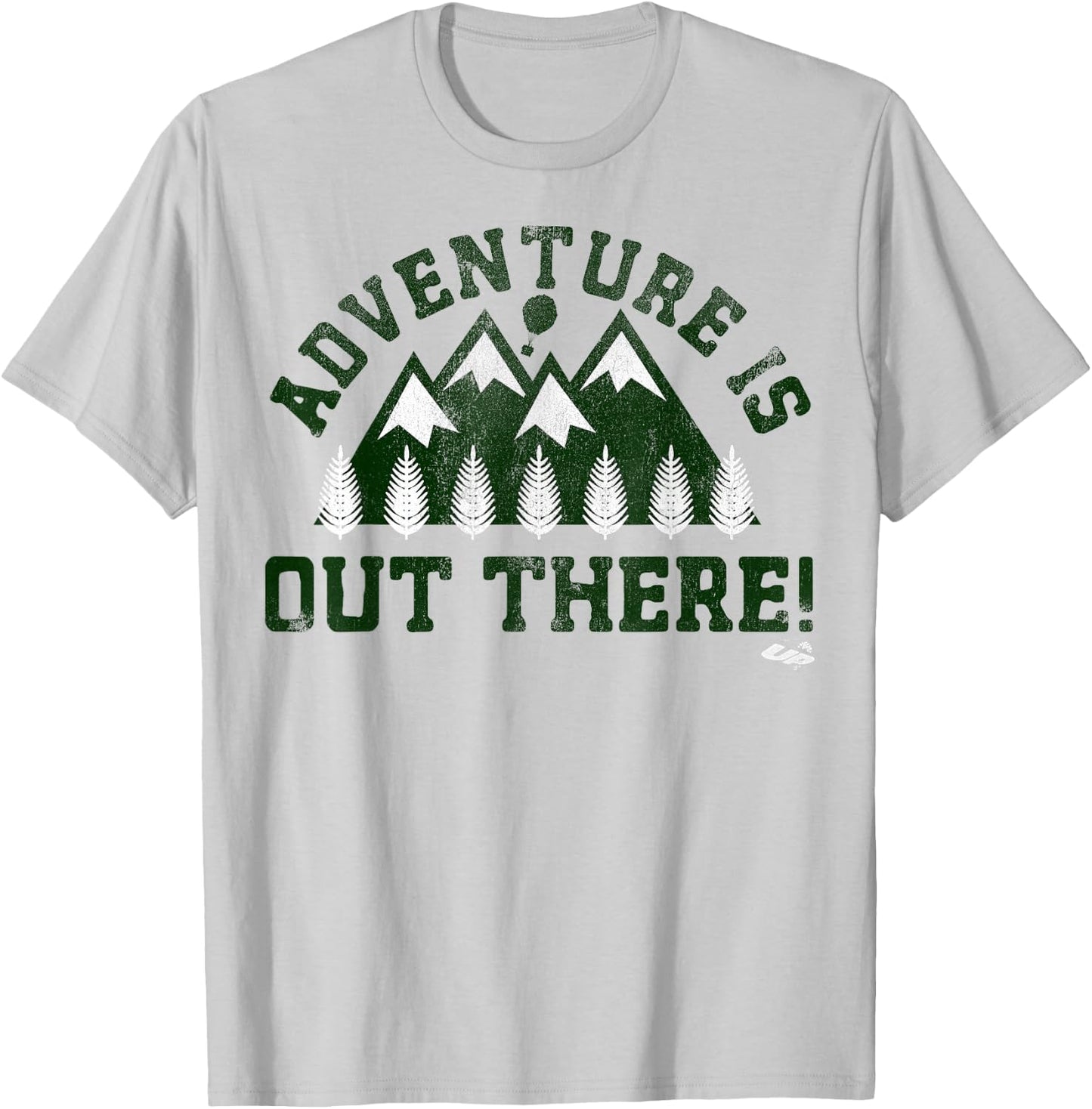 Disney Pixar Up Adventure Is Out There Forest Style T-Shirt - T-Shirt | Ash