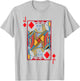 Halloween Playing Card Costume JACK of DIAMONDS shirt T-Shirt - T-Shirt | Ash