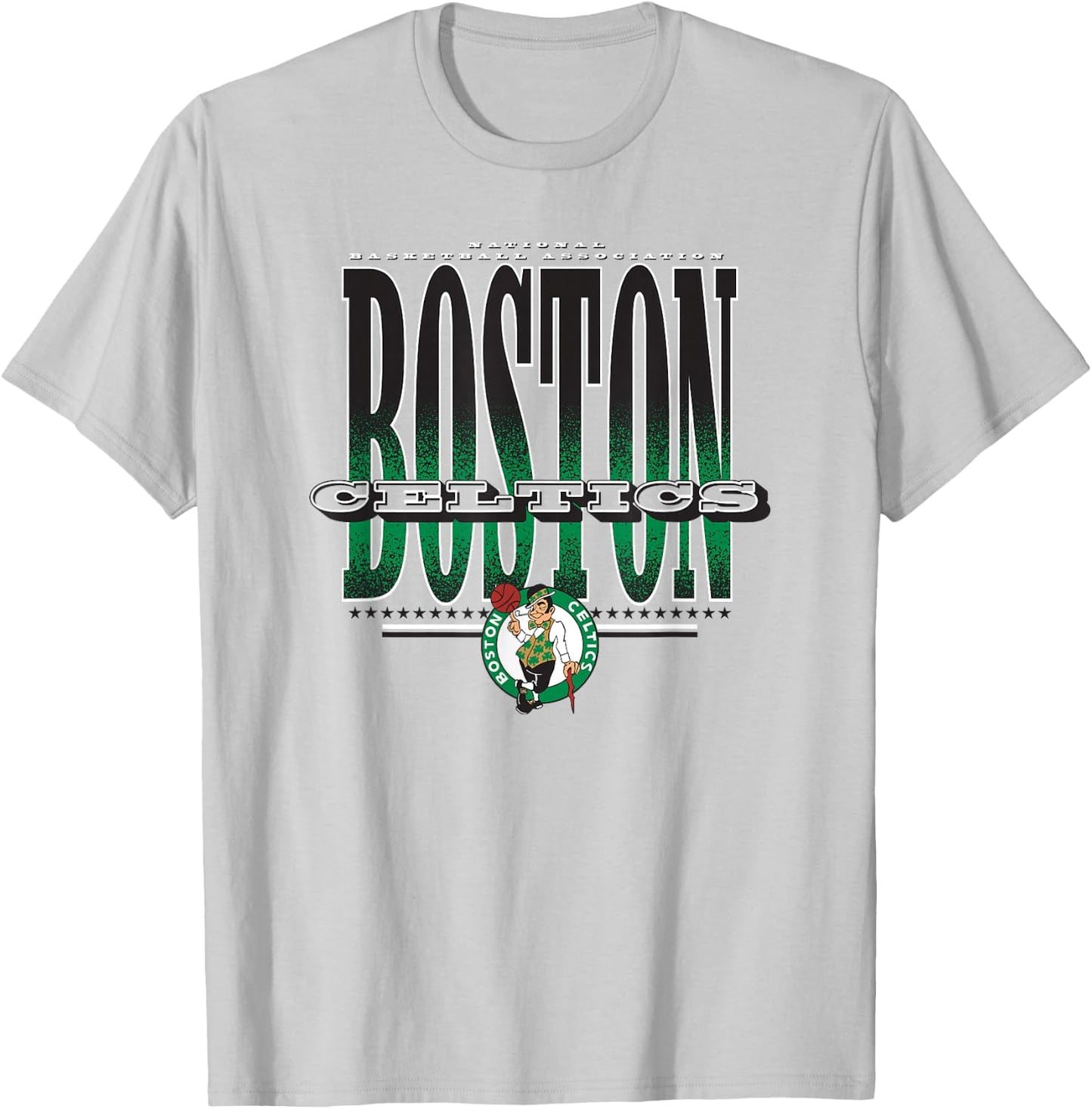Boston Celtics NBA Green -Adults , Small, Short Sleeve T-Shirt - T-Shirt | Ash
