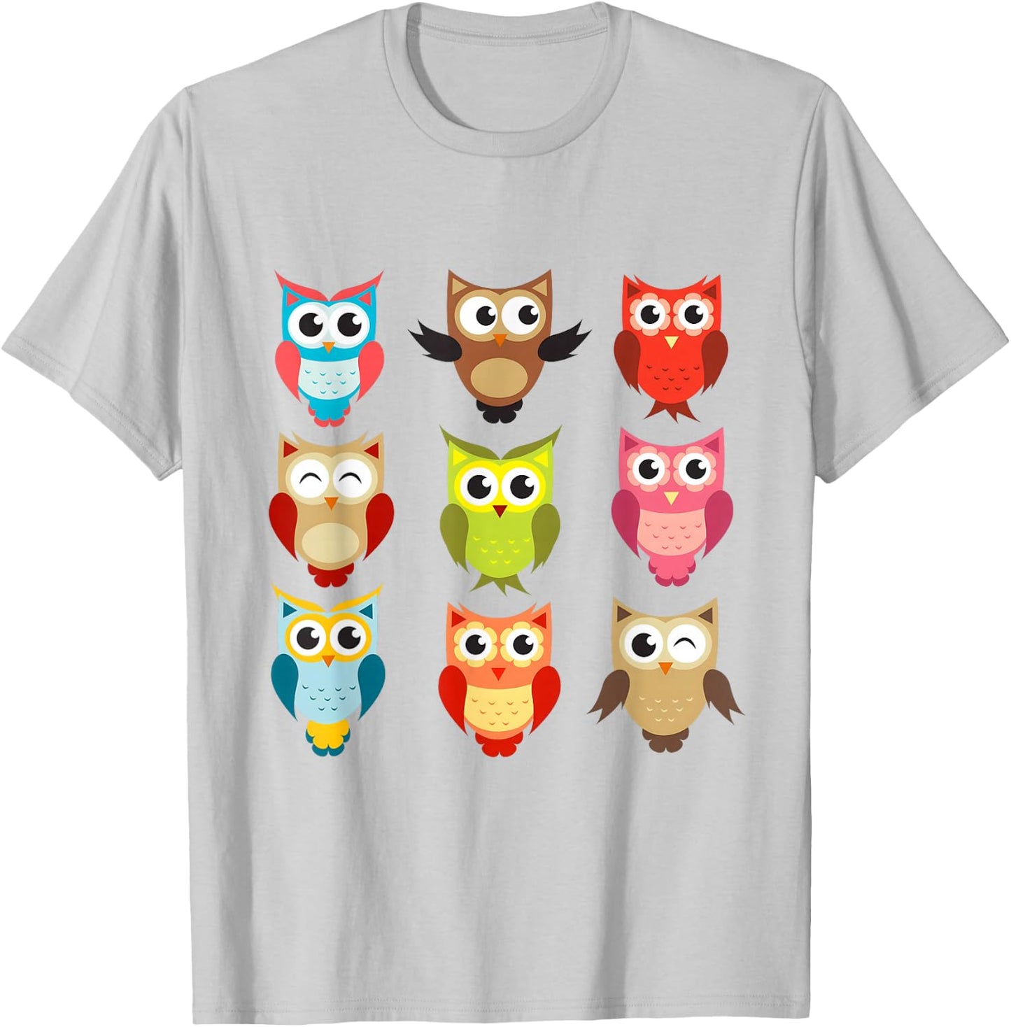 Owl Lovers Shirt, owl Girls, Kids owl, Women owl, Girls owl T-Shirt - T-Shirt | Ash
