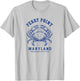 Maryland Blue Crab Coastal Perry Point MD Design T-Shirt - T-Shirt | Ash