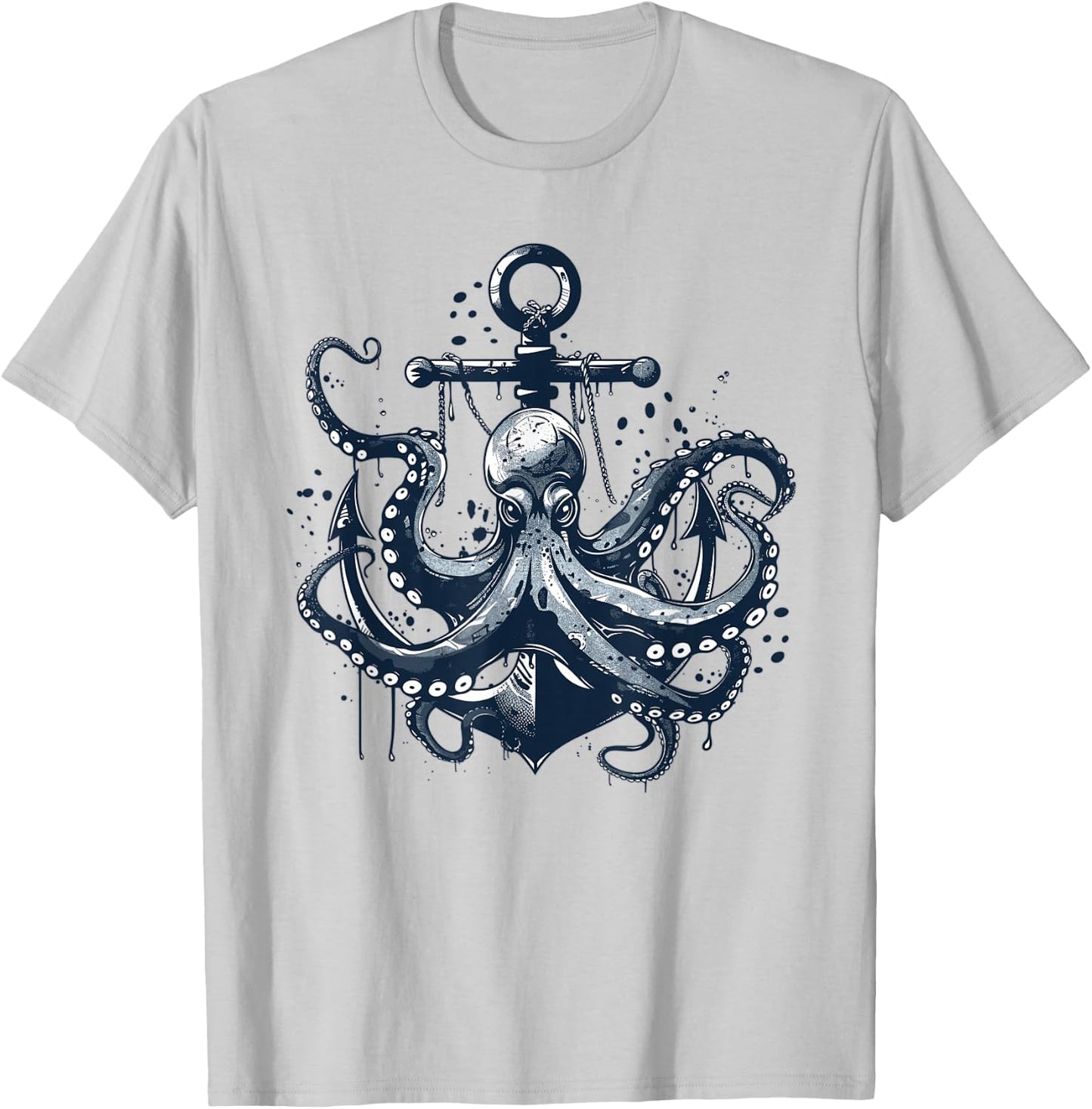 Cute Octopus Art I Kids Octopus T-Shirt - T-Shirt | Ash