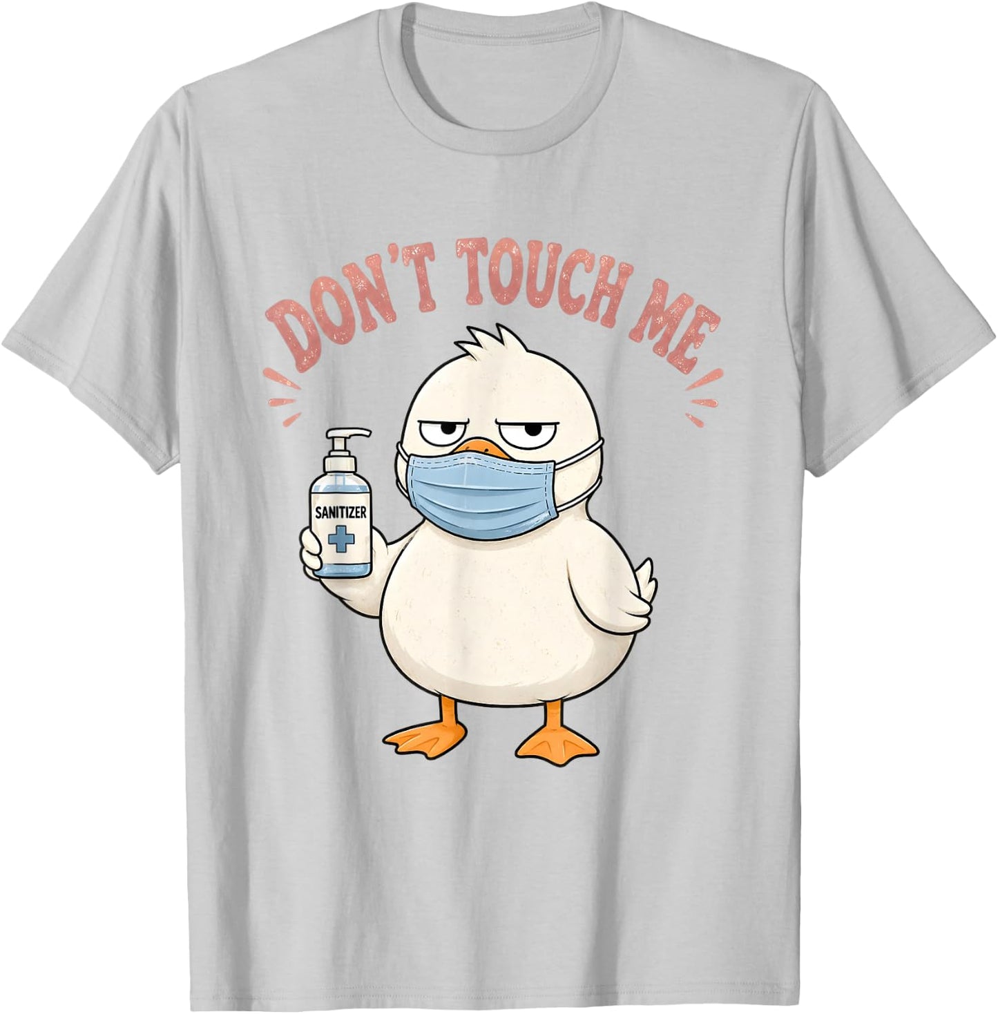 Funny Silly Goose Microbiology Scientist Biology Lab Student T-Shirt - T-Shirt | Ash