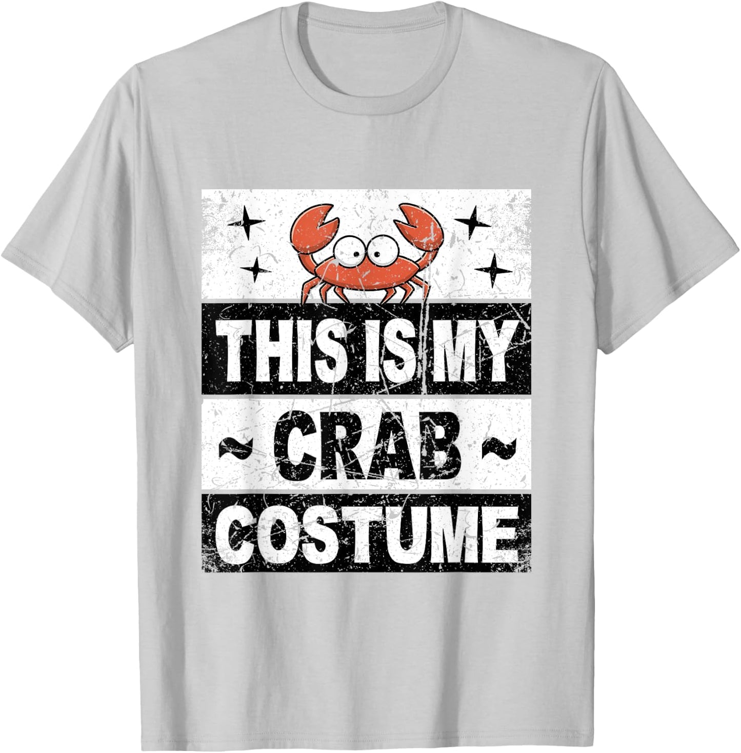 Retro Crab Costume Adult Kids Baby Toddler Men Women T-Shirt - T-Shirt | Ash