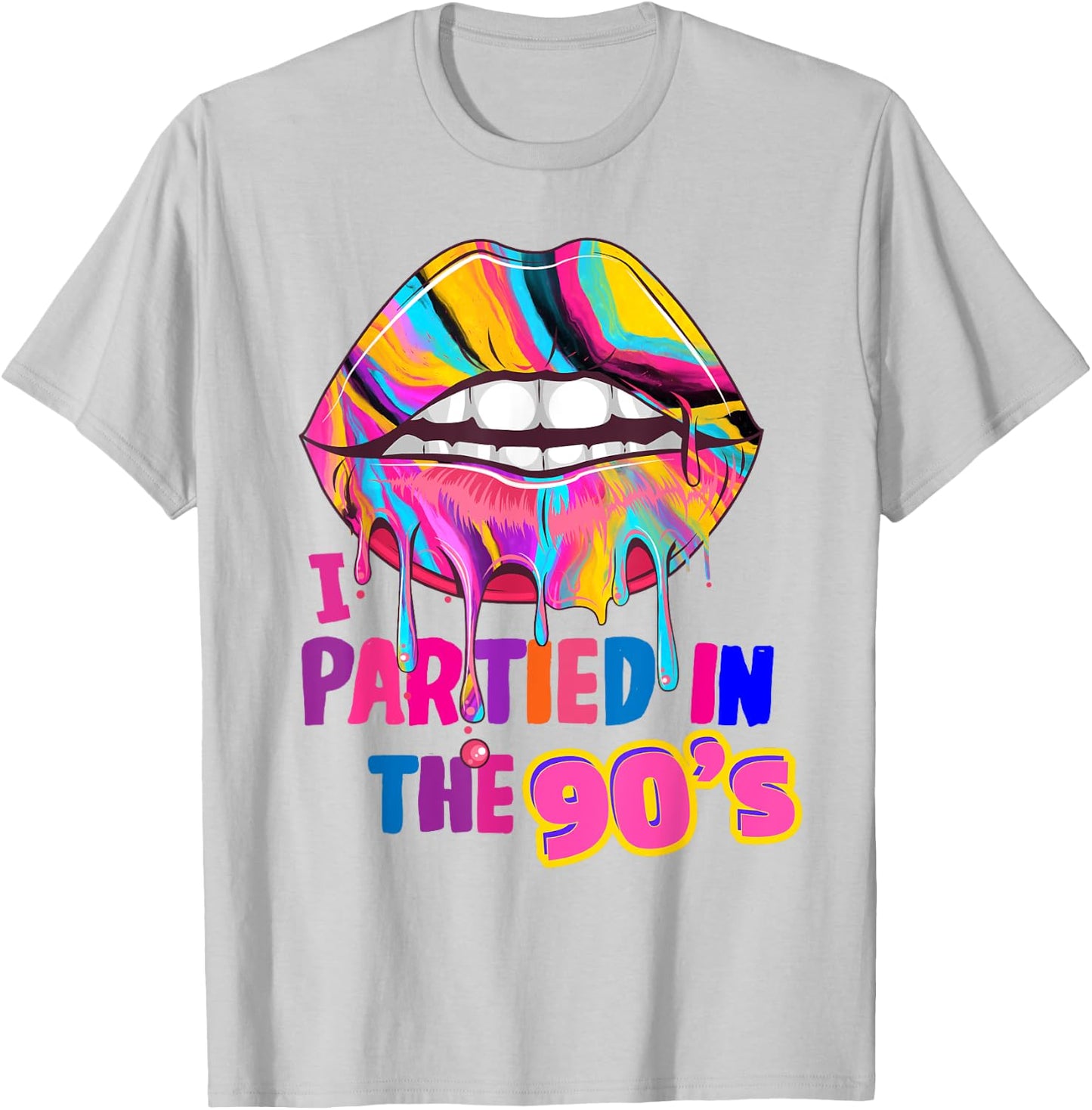 90s Design Rave Outfit & 90s Festival Costume T-Shirt - T-Shirt | Ash