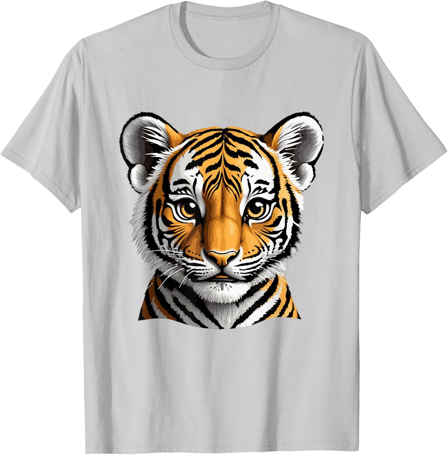 Cute Tiger Jungle Animals Cuddle Kids Pets T-Shirt - T-Shirt | Ash
