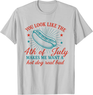 You Look Like The Fourth of July T-Shirt - T-Shirt | Ash