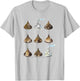 Hershey's Kisses Multiple Grid Design T-Shirt - T-Shirt | Ash