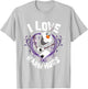Disney Frozen I Love Warm Hugs Olaf Portrait T-Shirt - T-Shirt | Ash