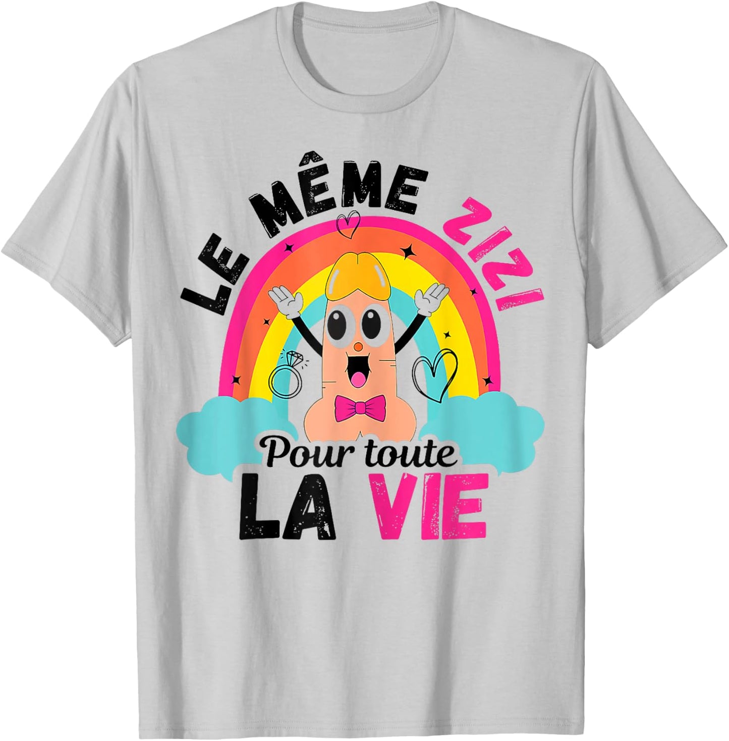 The Same Zizi For All Life Will Hold Attention , white, S T-Shirt - T-Shirt | Ash