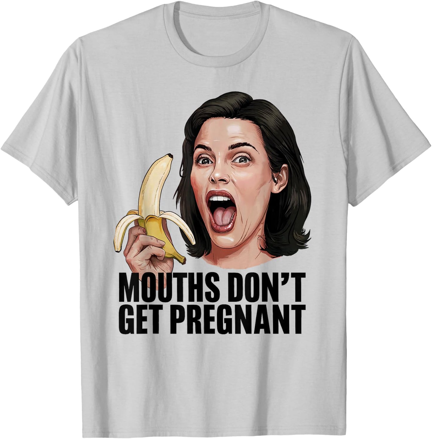 Münder Werden Nicht Schwanger Funny Meme T-Shirt - T-Shirt | Ash
