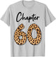 Chapter 60 Anniversary Leopard 60th Birthday Party Crew T-Shirt - T-Shirt | Ash