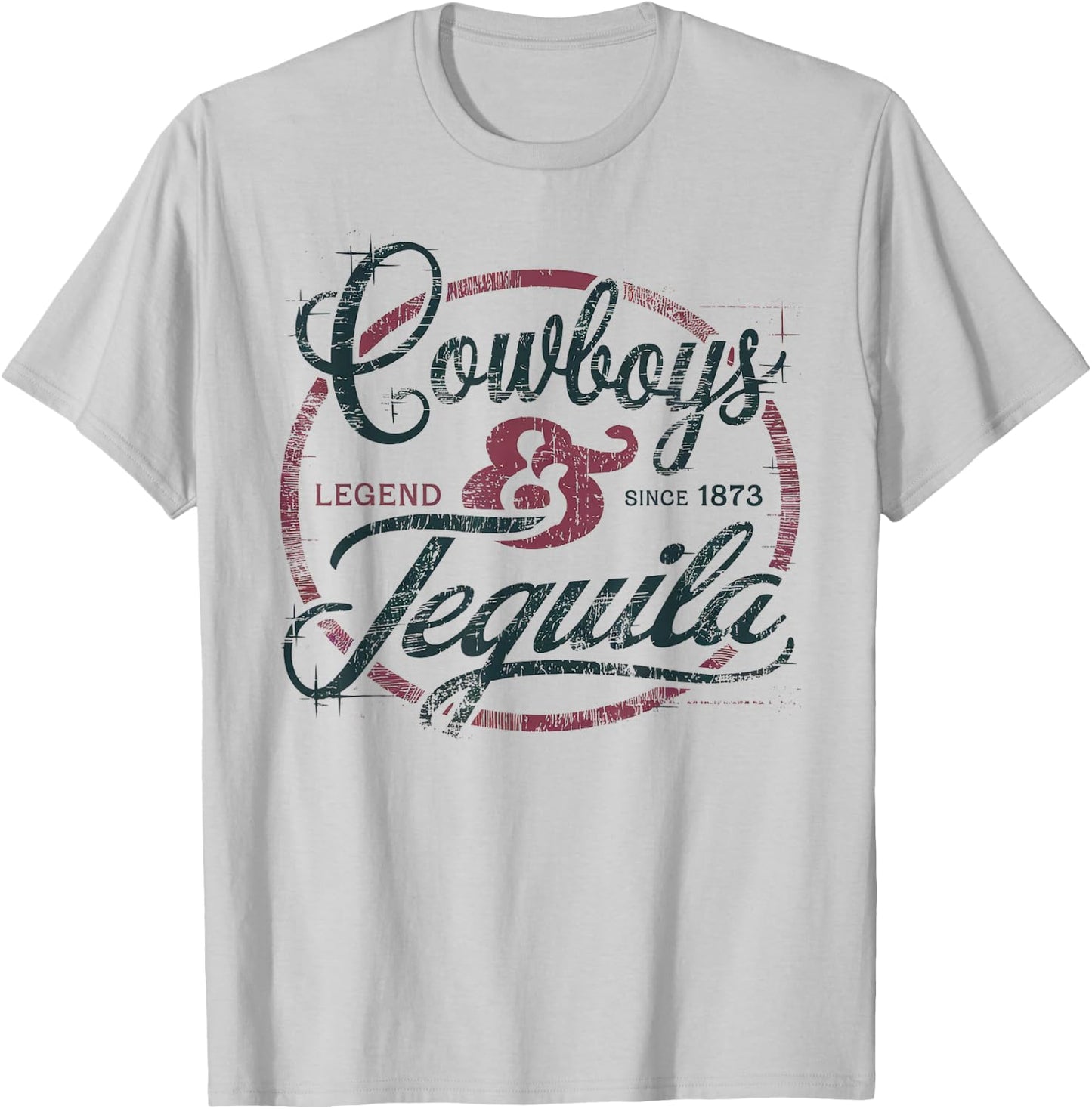 Cowboys And Tequila Lovers Funny Cinco de Mayo Best Tequila T-Shirt - T-Shirt | Ash