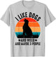 I Like Dogs And Weed And Maybe 3 People T-Shirt - T-Shirt | Ash