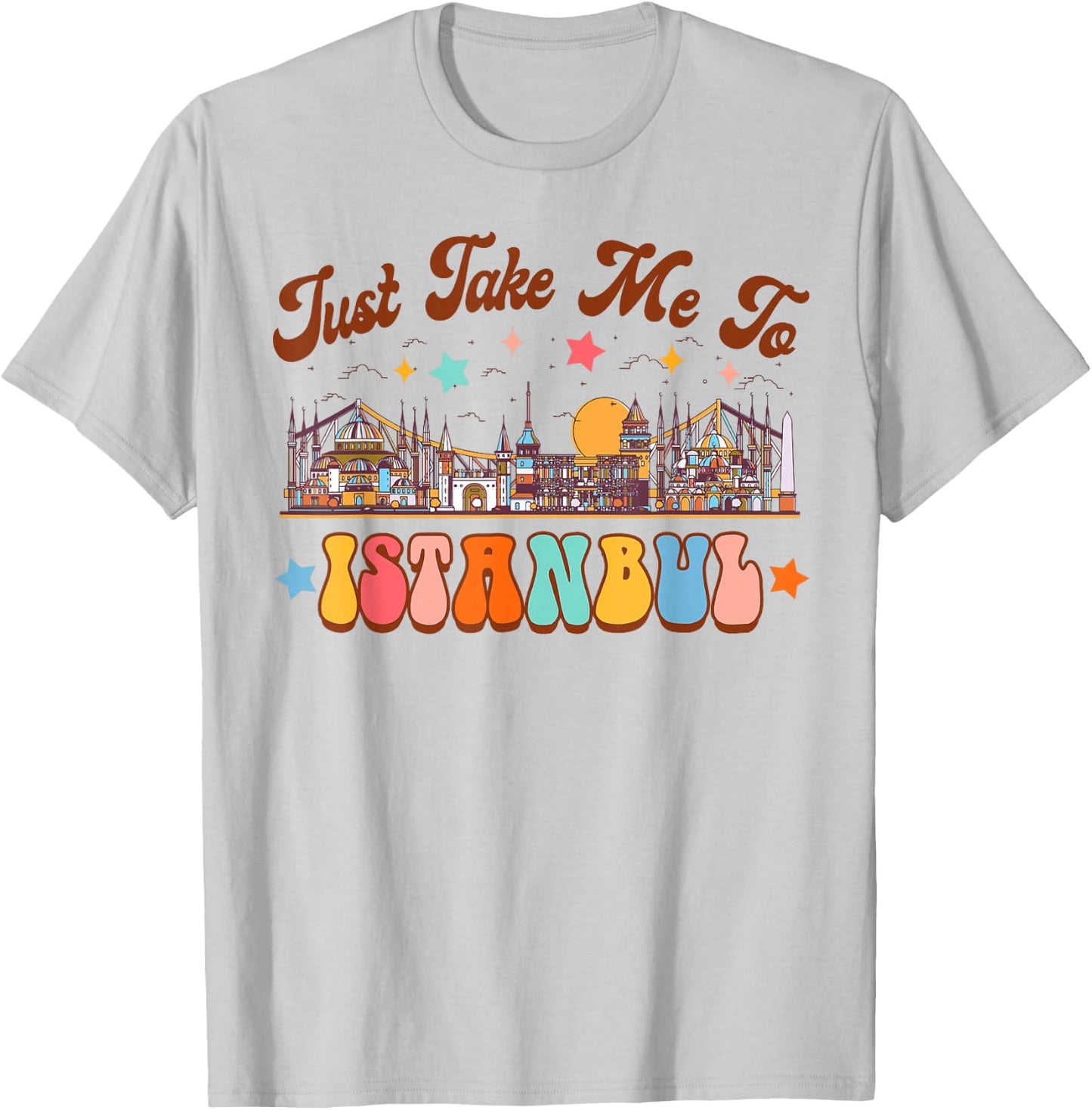 Istanbul Travel Traveling Summer Vacation Istanbul Turkey T-Shirt - T-Shirt | Ash