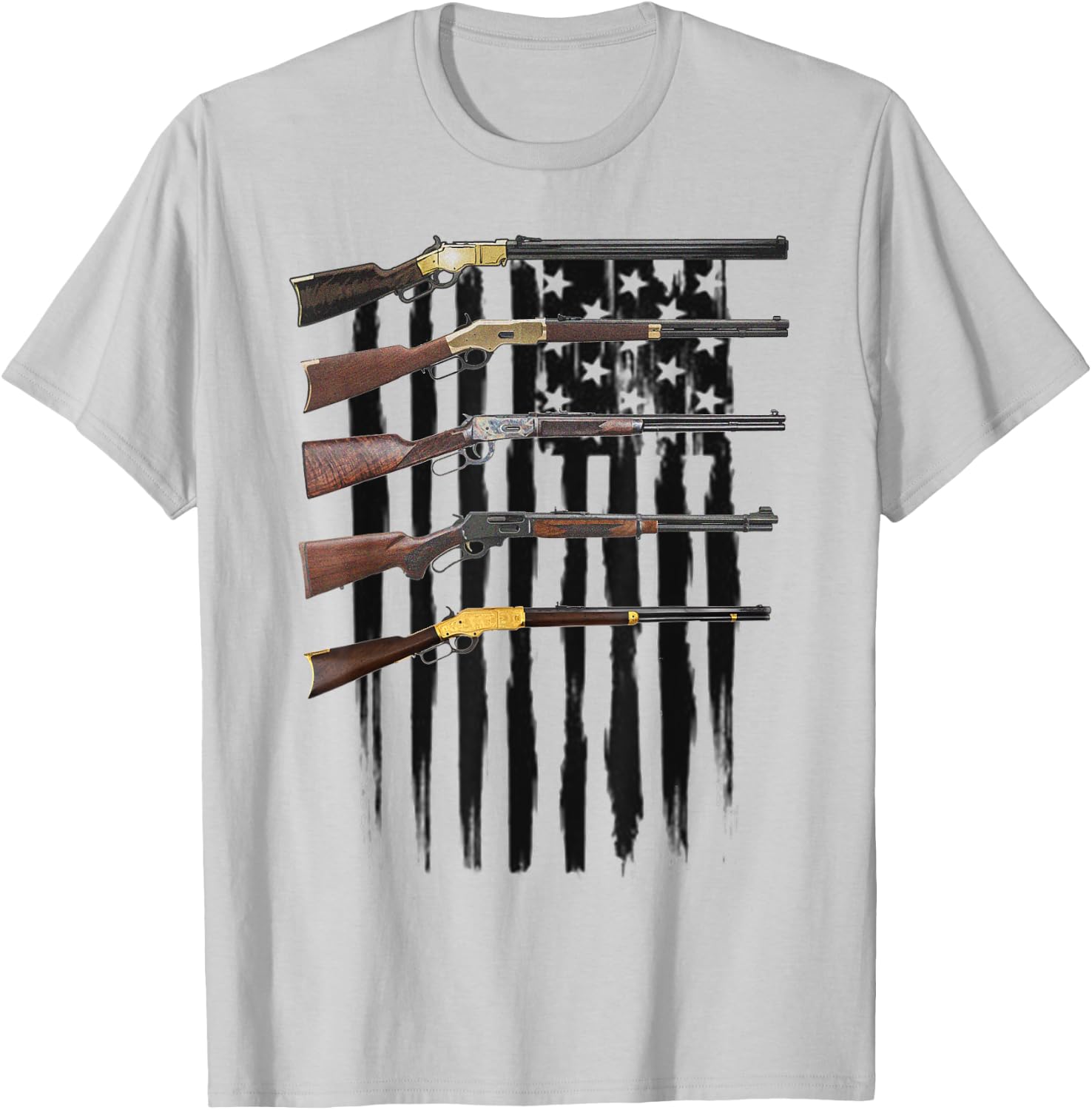 Lever Action Rifles T-Shirt - T-Shirt | Ash