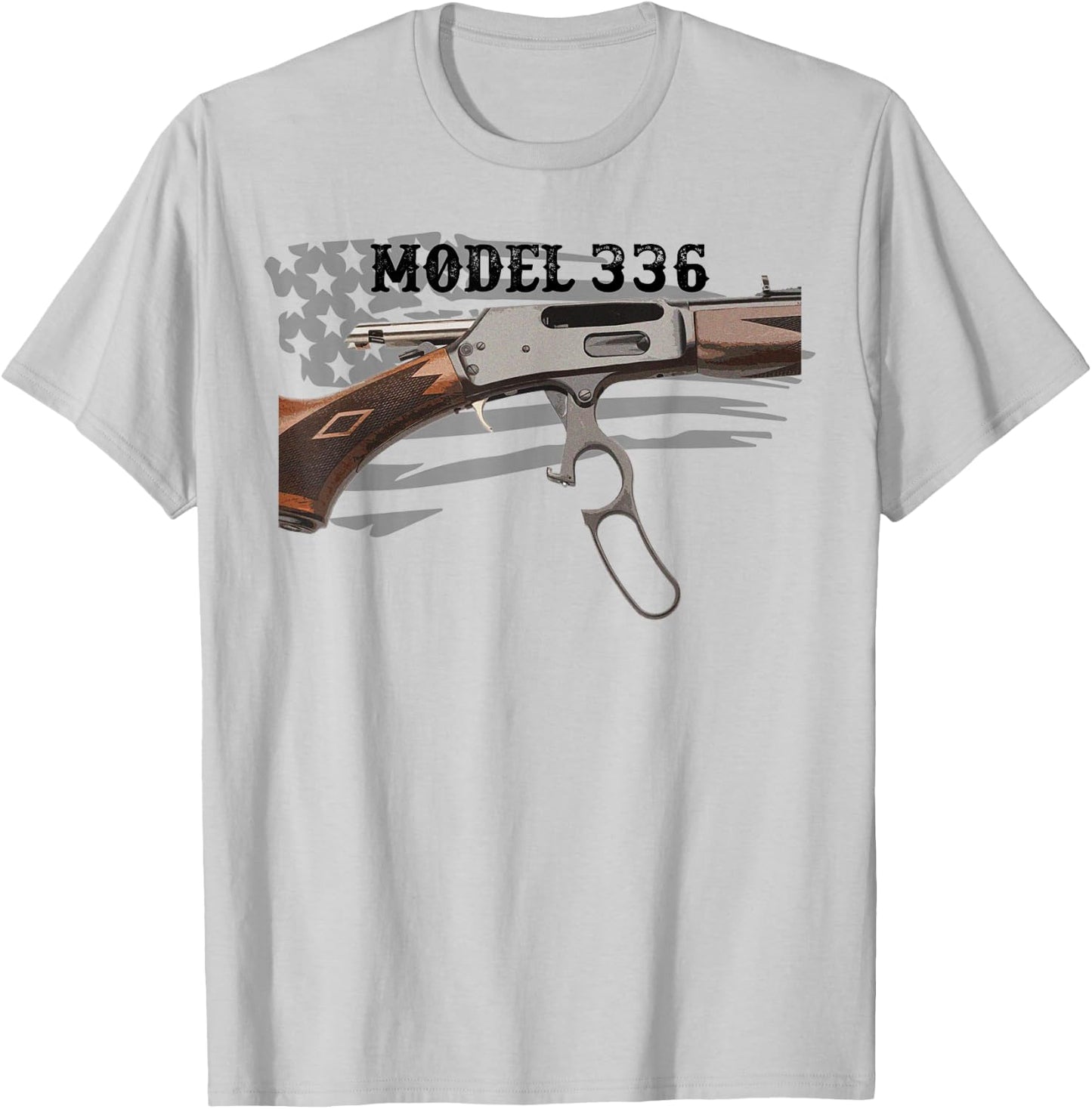 Model 336 Lever Action Rifle T-Shirt - T-Shirt | Ash