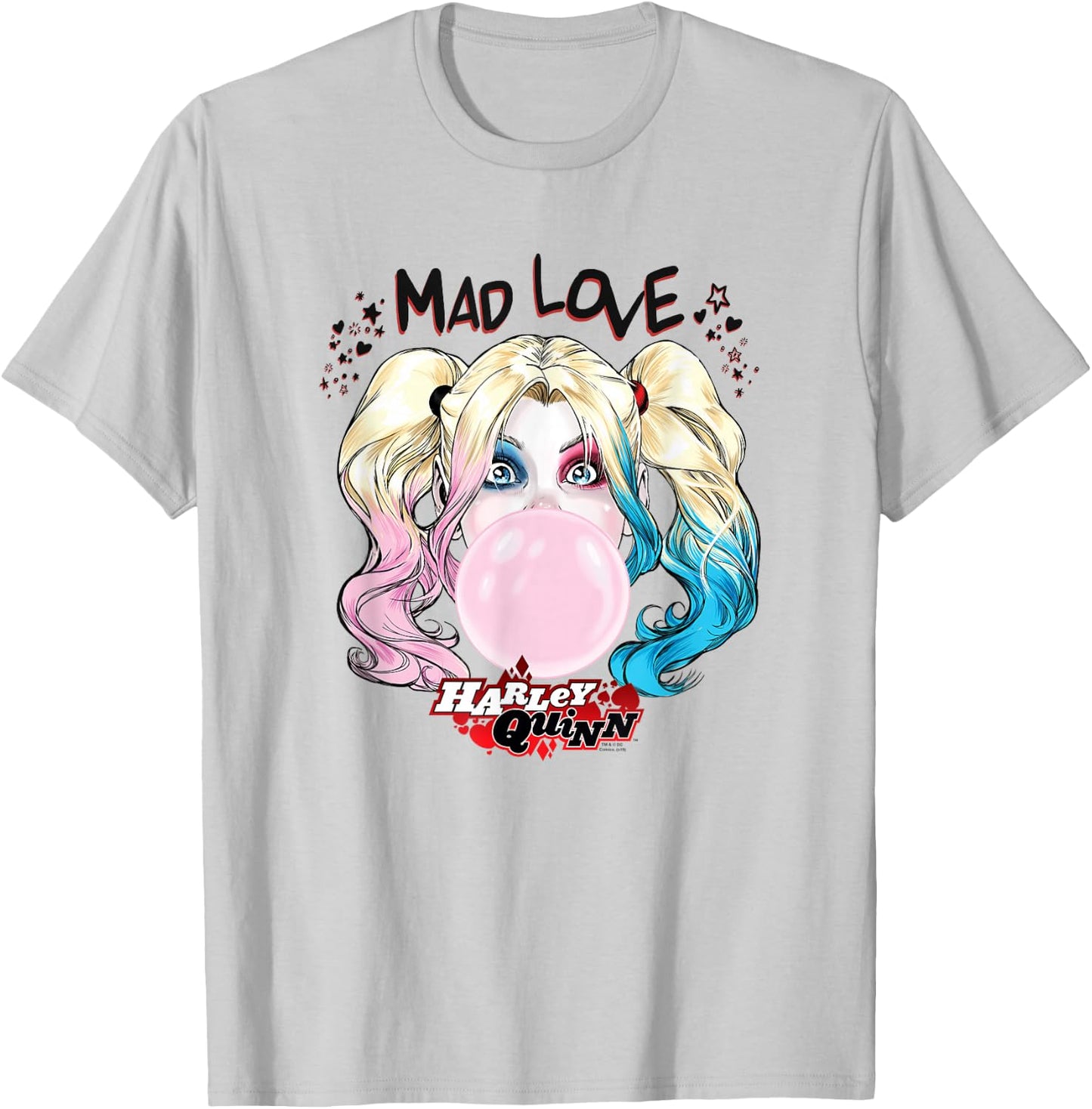 Batman Harley Quinn Mad Love T-Shirt - T-Shirt | Ash