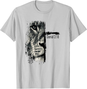 Daniel In The Bible Scripture Verse About Lions T-Shirt - T-Shirt | Ash