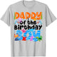 Daddy Under Sea Birthday Party Boys Ocean Sea Animals Themed T-Shirt - T-Shirt | Ash