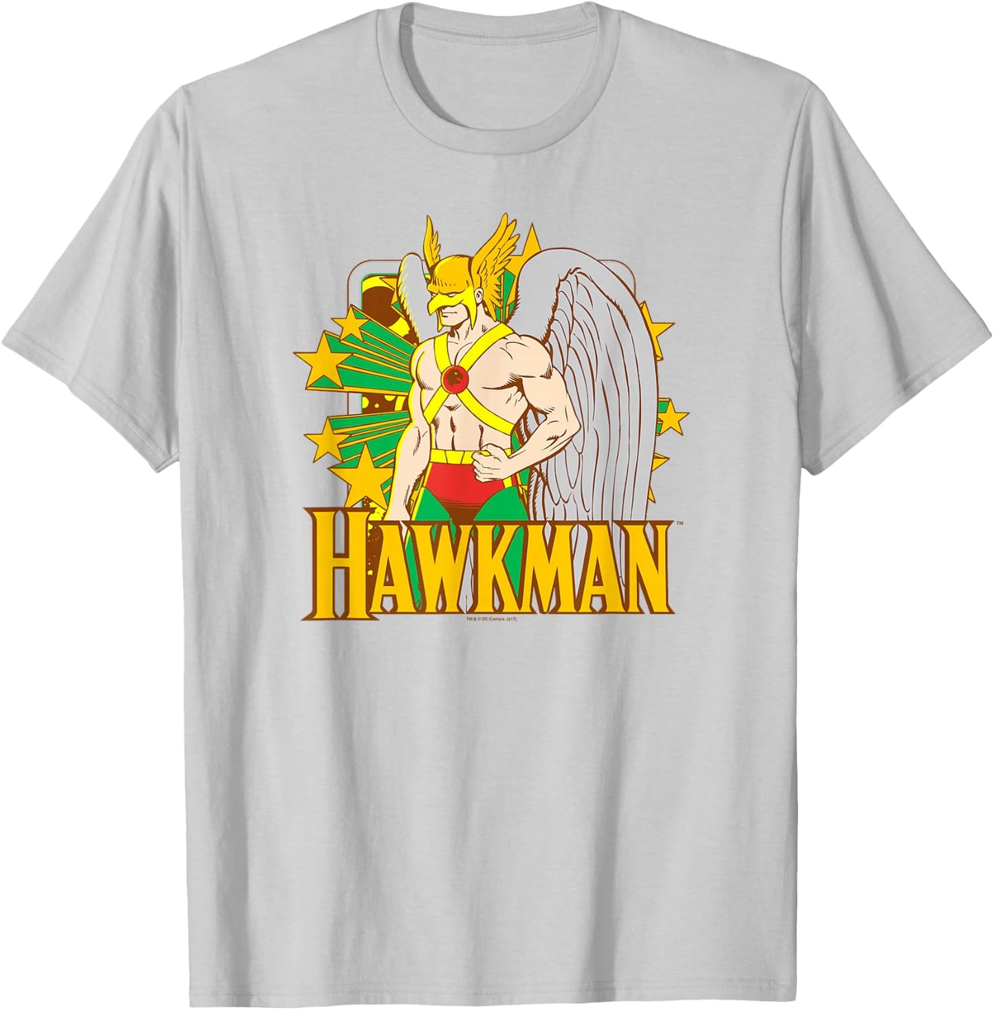 Justice League Hawkman Stars T-Shirt - T-Shirt | Ash