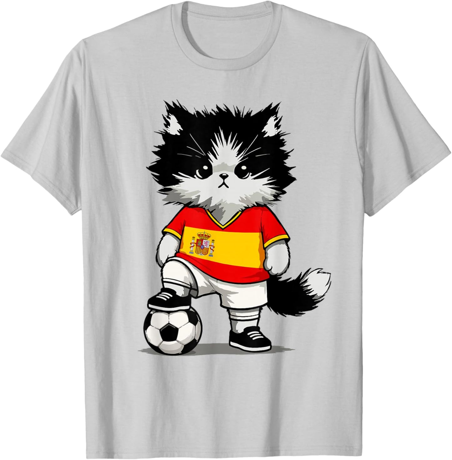 Spanish Flag Men Women Kids Spain T-Shirt - T-Shirt | Ash