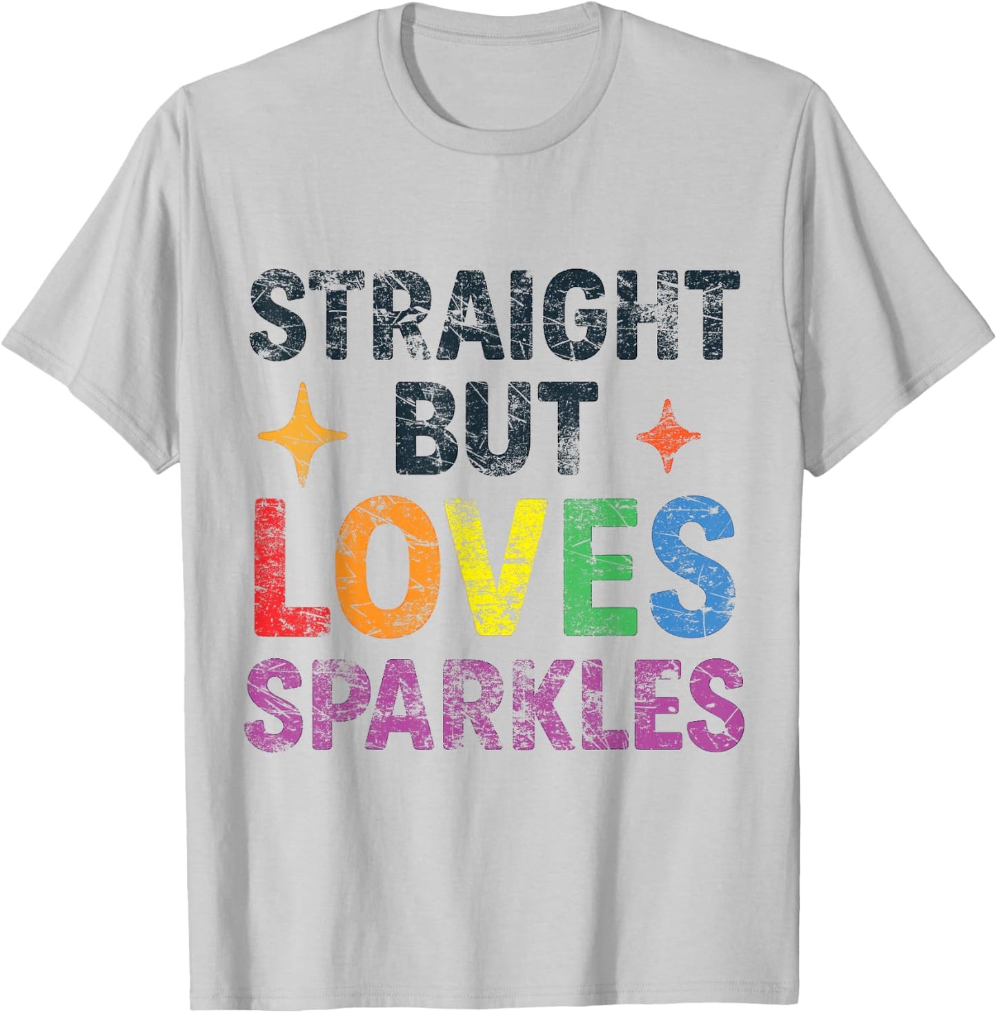 Ally AF Straight Ally LGBTQIA+ Vintage T-Shirt - T-Shirt | Ash