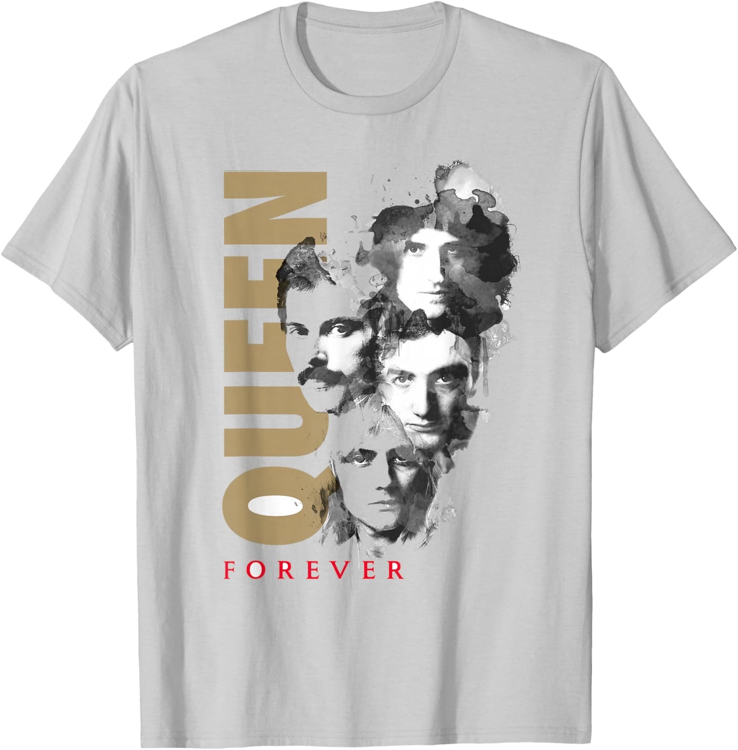 Queen Official Gold Forever T-Shirt - T-Shirt | Ash