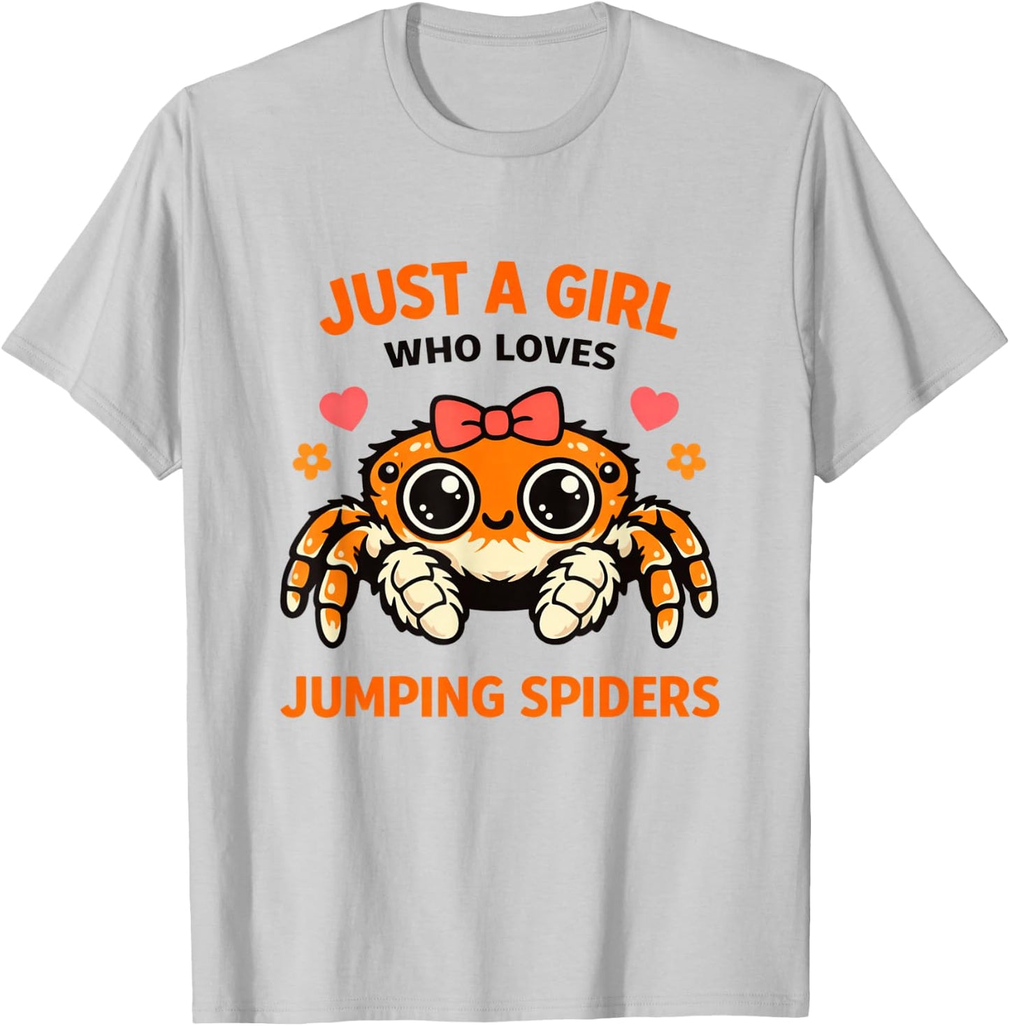 Phidippus Regius Jumping Spider Exotic Pet Lover Keeper T-Shirt - T-Shirt | Ash