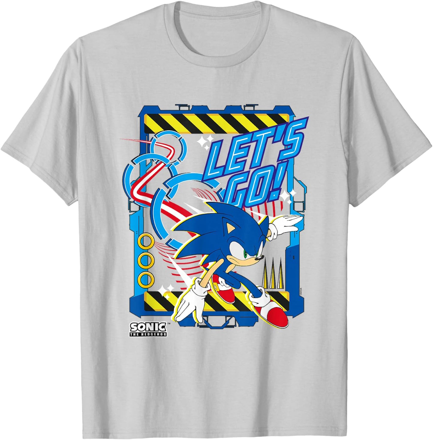 Sonic The Hedgehog Let's Go! Epic Obstacle Run Heroic Poster T-Shirt - T-Shirt | Ash