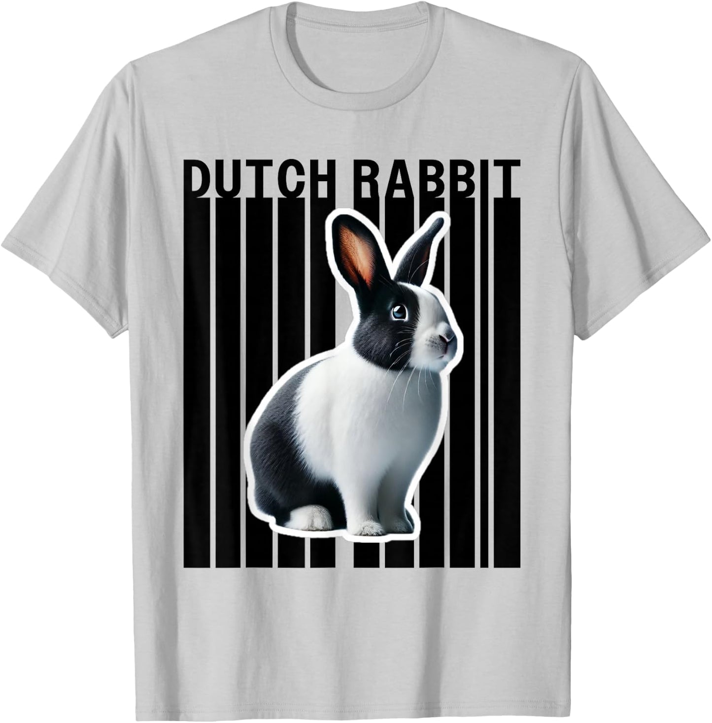 Dutch Rabbit Lovers Cute Bunny T-Shirt - T-Shirt | Ash