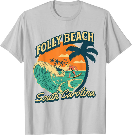 Folly Beach T-Shirt - T-Shirt | Ash
