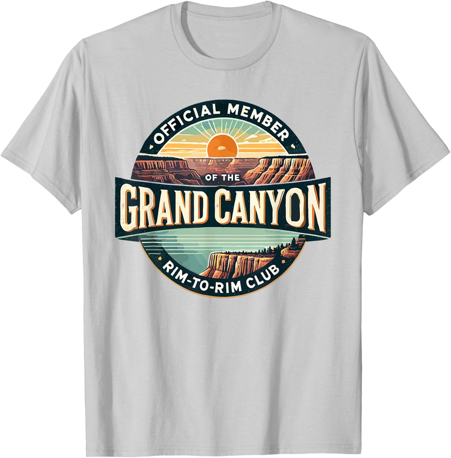Official Member of the Grand Canyon Rim-to-Rim Club T-Shirt - T-Shirt | Ash