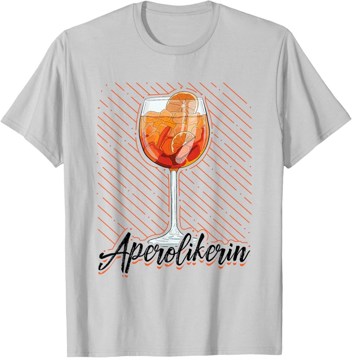 Aperolic Drink Aperitif Spritz , White T-Shirt - T-Shirt | Ash