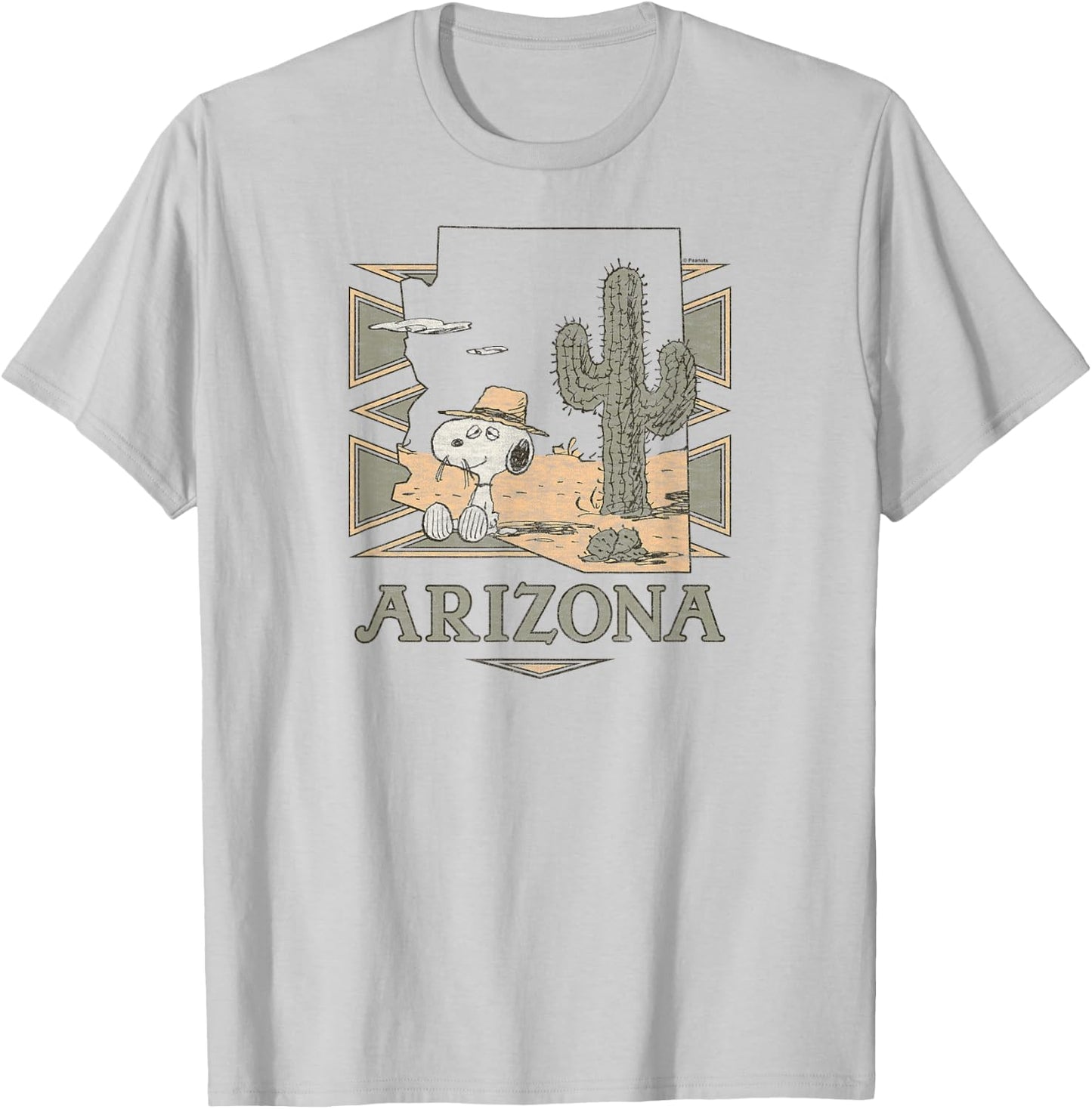 Peanuts - Spike Arizona Desert Cactus T-Shirt - T-Shirt | Ash
