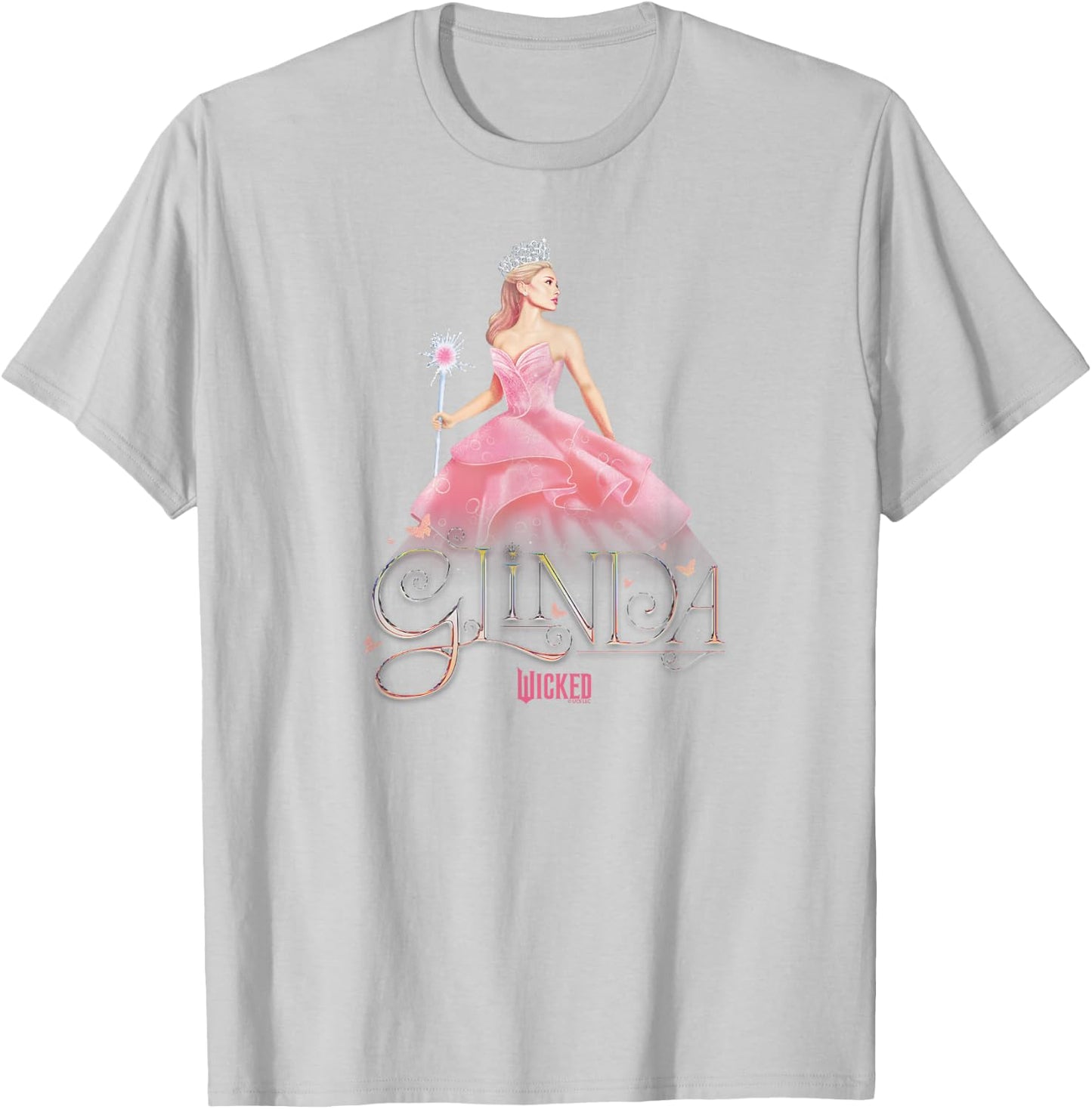 Wicked Glinda Elegant Pose , White T-Shirt - T-Shirt | Ash