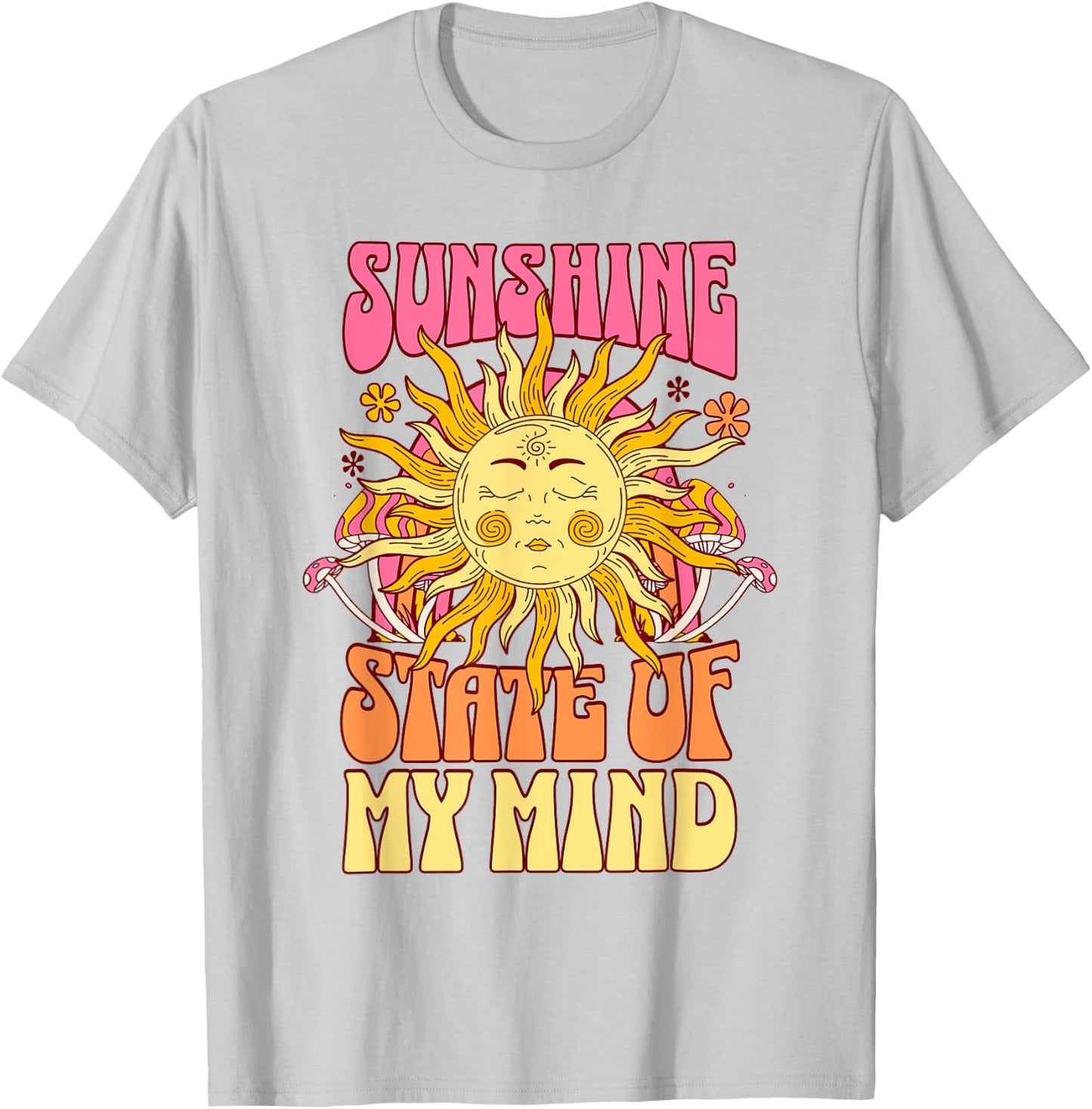 Sunshine State of Mind Radiant Vibes Men Women Kids T-Shirt - T-Shirt | Ash