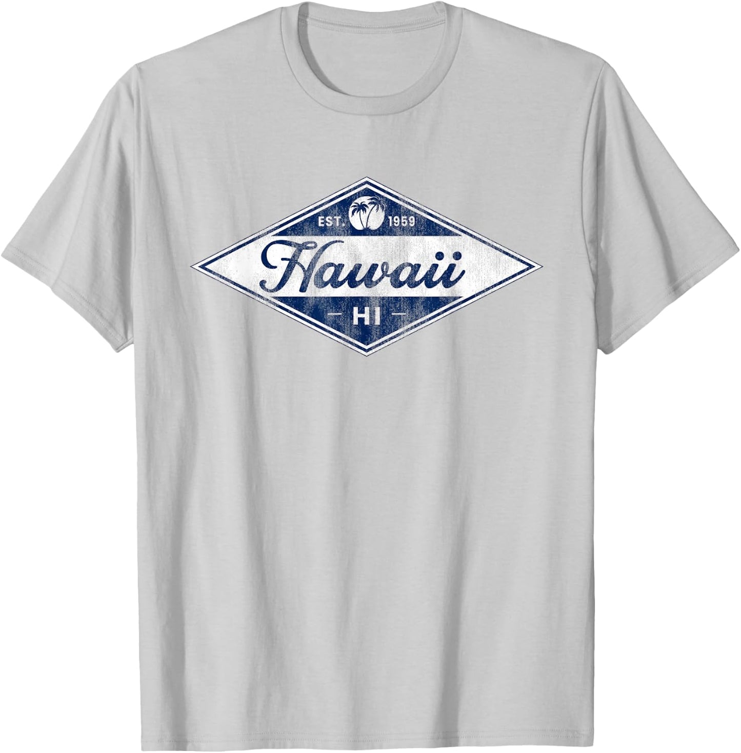 Vintage Hawaii Palm Trees Retro Hawaiian Souvenir Women T-Shirt - T-Shirt | Ash