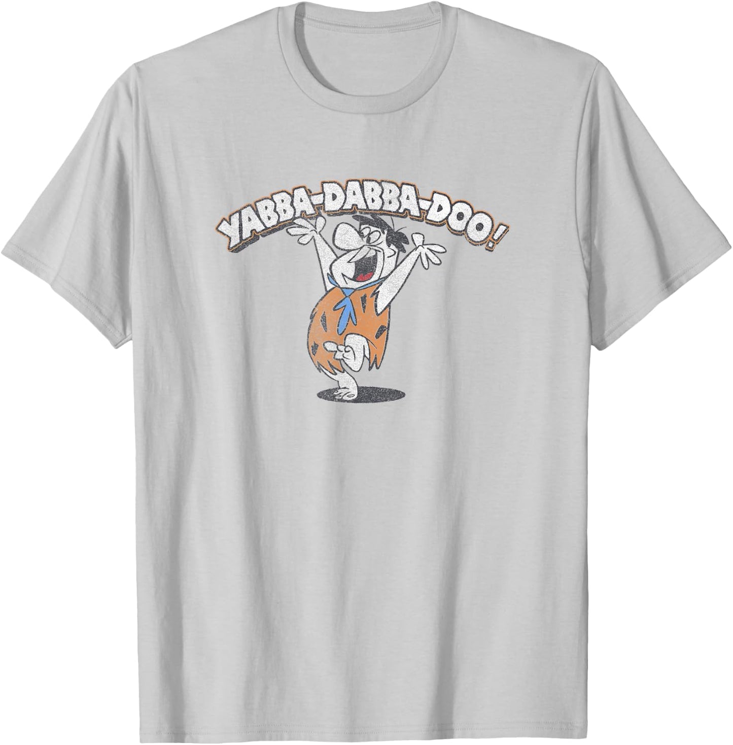 The Flintstones Fred Flintstone Yabba-Dabba-Doo! T-Shirt - T-Shirt | Ash