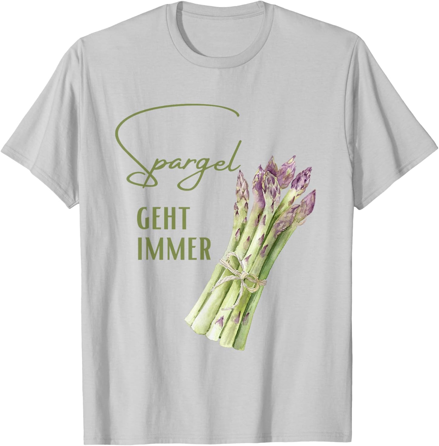 Spargel geht immer Spargeln Spargelbauer Spargel essen T-Shirt - T-Shirt | Ash